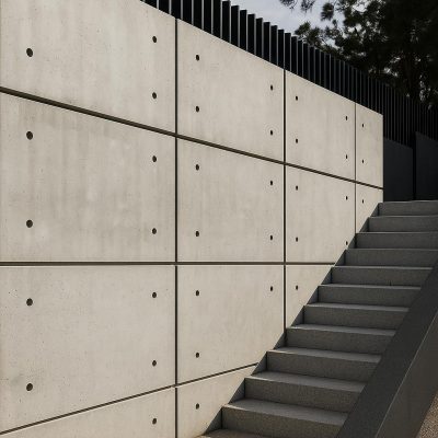 film faced plywood surface affects concrete finish